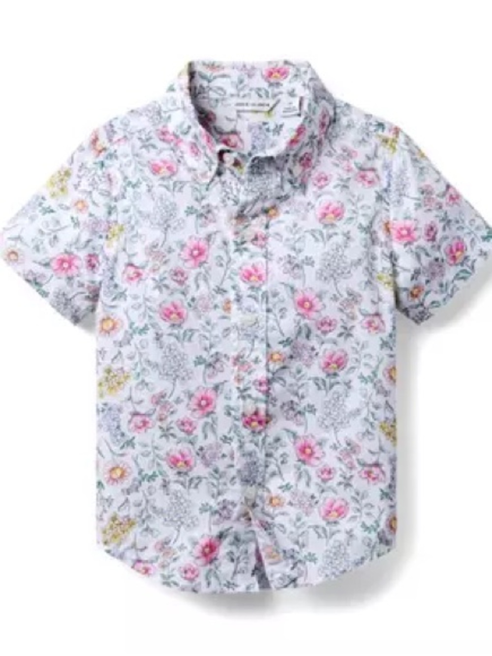 Janie and Jack Floral Button-Down Shirt